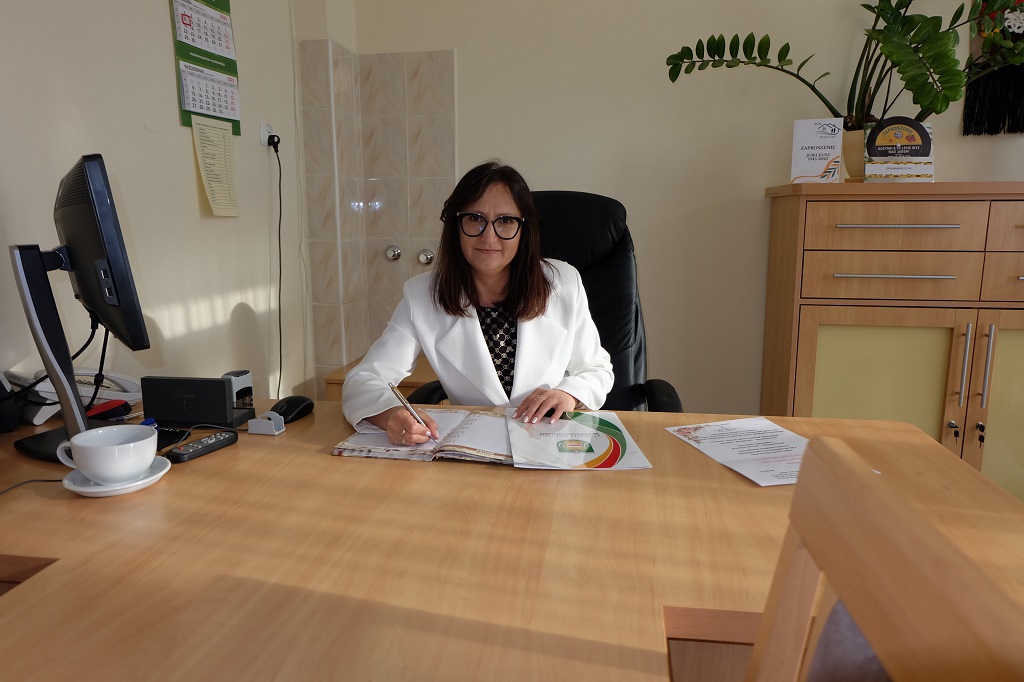 Agnieszka Machnowska Dyrektor Domu Pomocy Społecznej w Brańszczyku.
